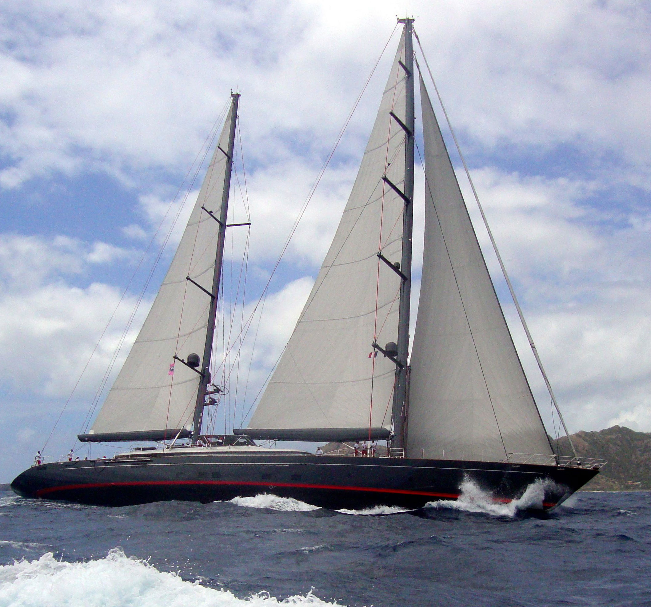 Seahawk 60 metre sailing yacht, Perini Navi and Ron Holland Design collaboration