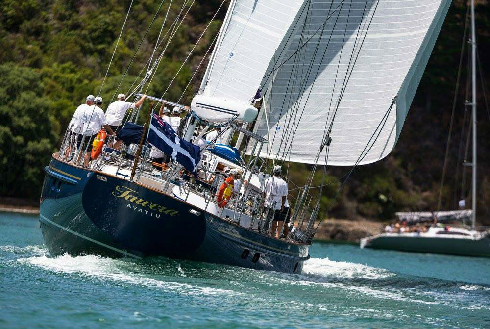 Sailing Yacht Tawera races in Millenium Cup New Zealand