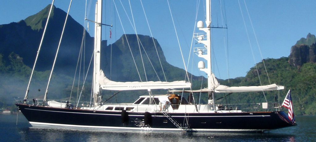 Avalon 100 foot plus sailing yacht, Ron holland Design built in New Zealand