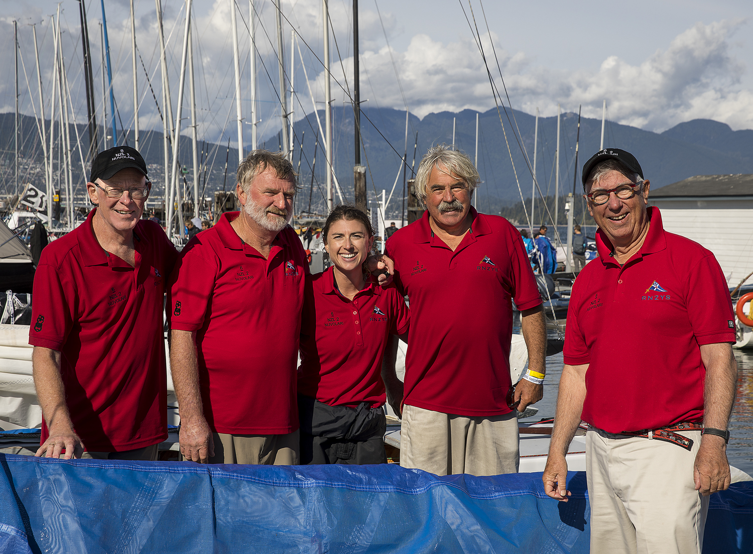 Team New Zealand at the 6 Metre International Championships Vancouver Canada