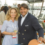 Giovanna Cabbia, Clyde and Co and Lamerto Tacoli, Perini Navi at Monaco Yacht Show 2018