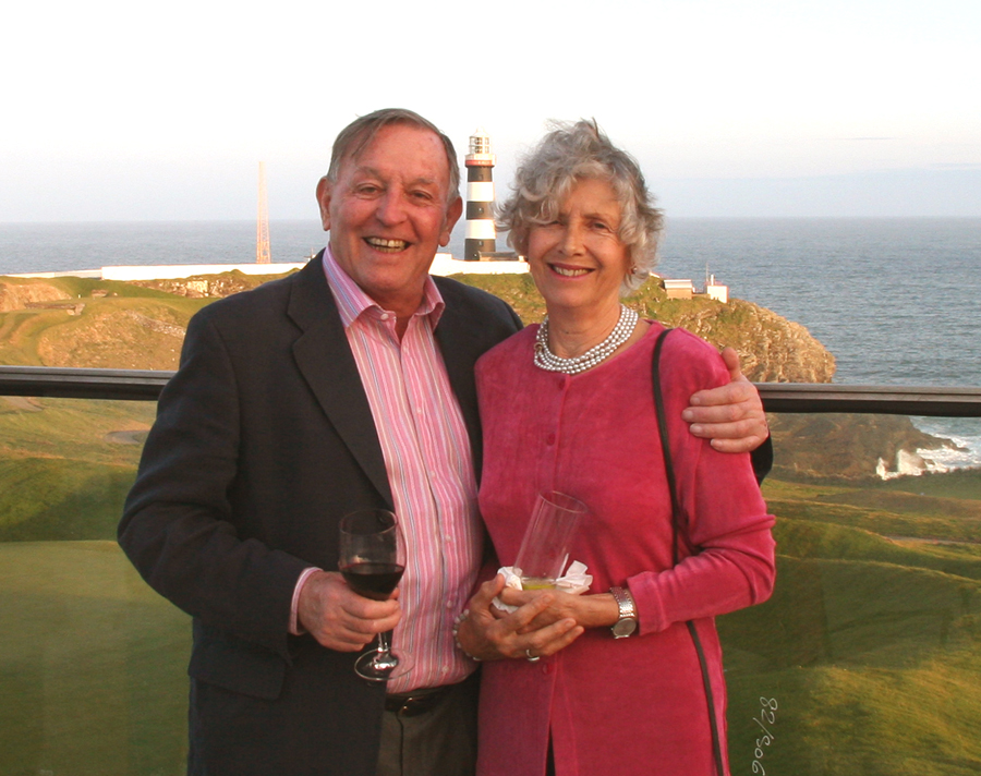 Bob and Dee Fisher at The Old Head, Cork Ireland