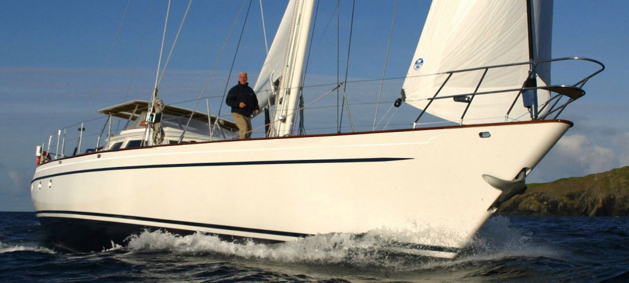 Ron Holland aboard Wavelength former Boo Too sailing yacht is a Ron Holland Design superyacht