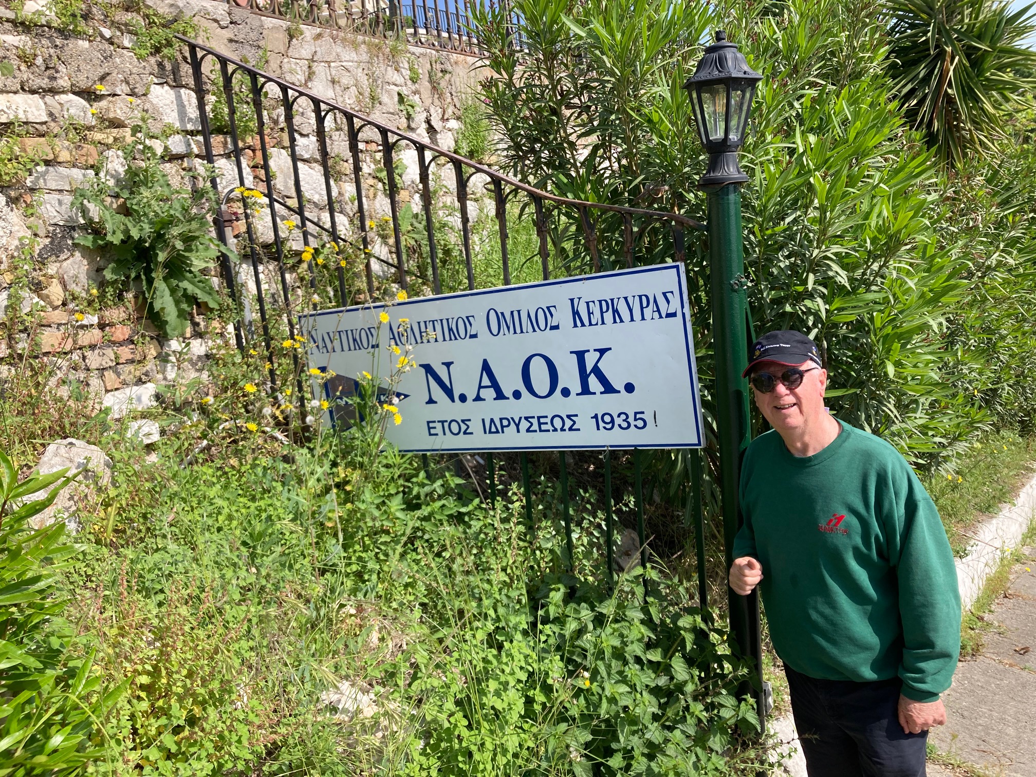 Ron Holland at NAOK, Nautical Club Corfu, in Greece